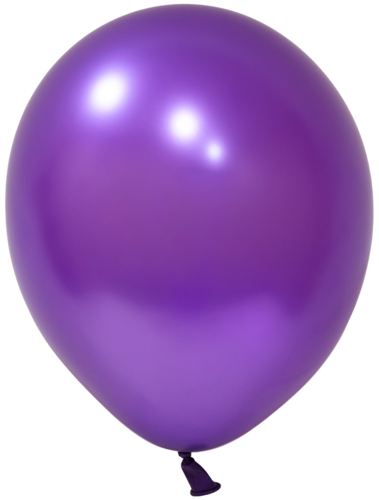 View Violet Metallic Latex Balloon 10inch Pack of 100 information