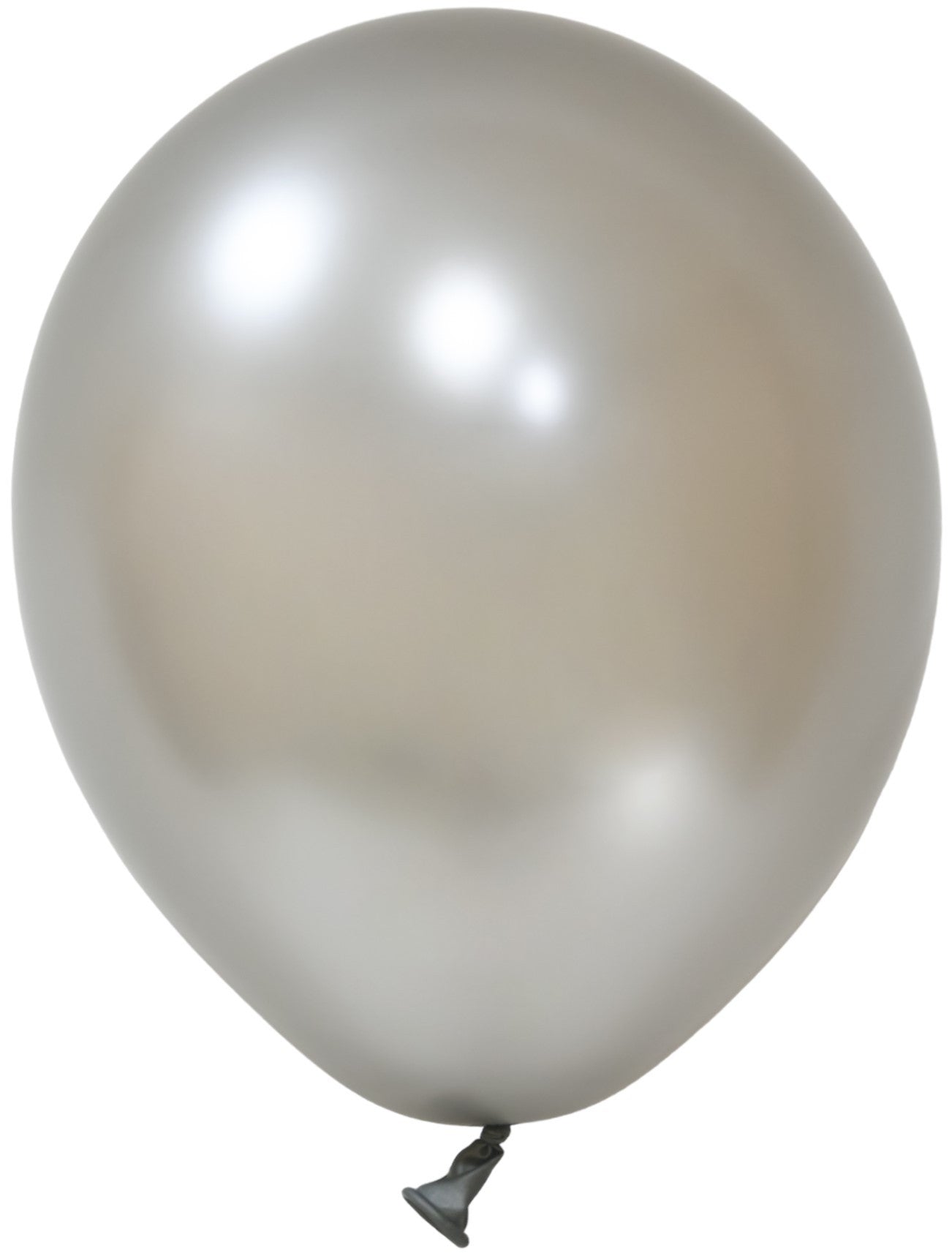 View Silver Metallic Latex Balloon 10inch Pack of 100 information