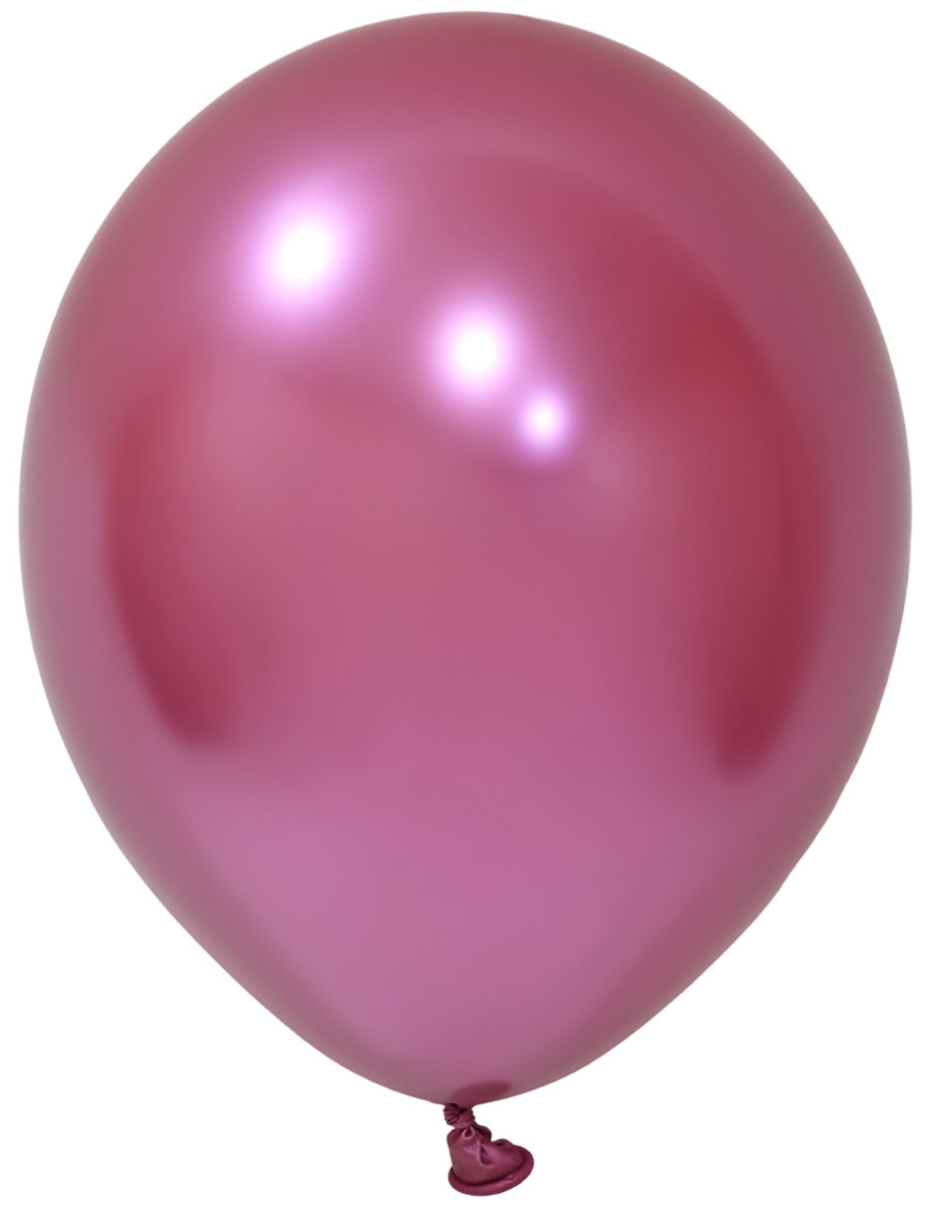 View Fuchsia Chrome Latex Balloon 10inch Pack of 50 information