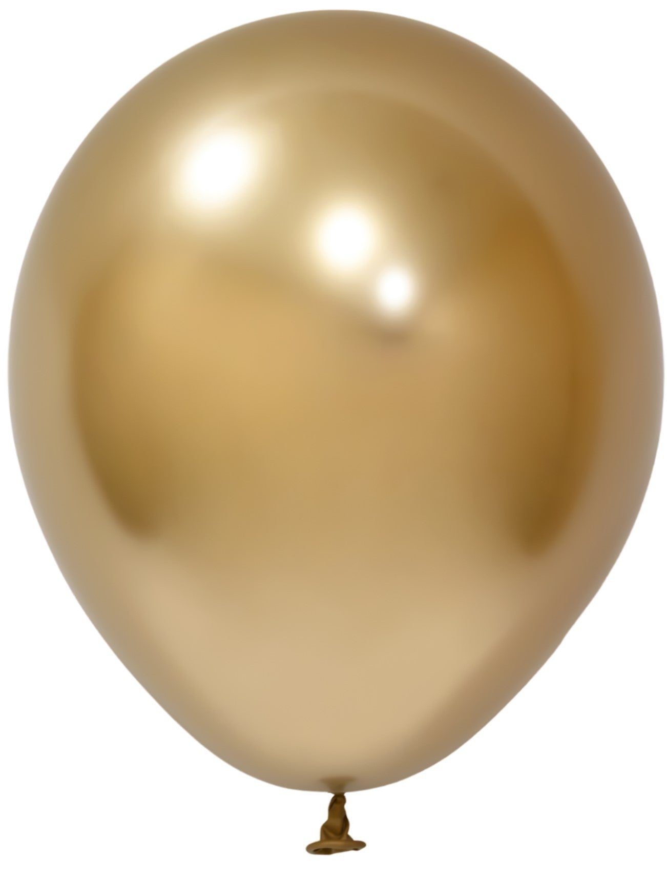 View Gold Chrome Latex Balloon 10inch Pack of 50 information