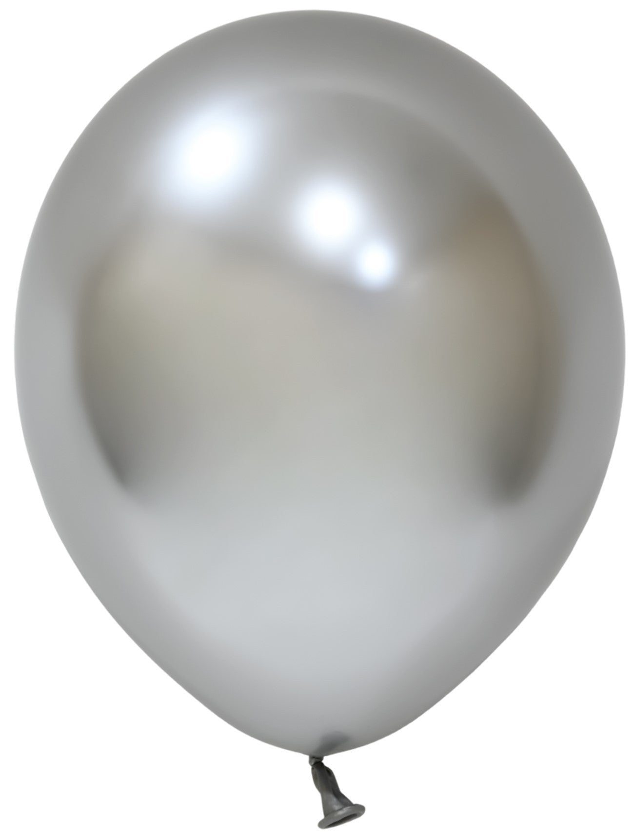 View Silver Chrome Latex Balloon 10inch Pack of 50 information