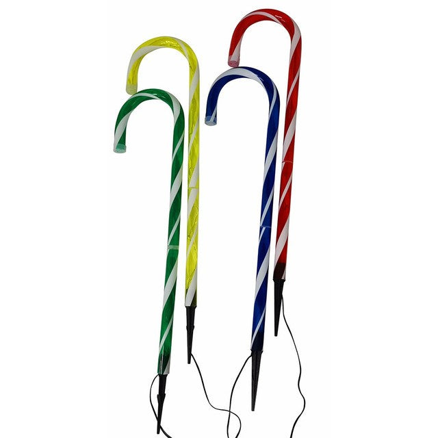 View Light Up Candy Canes 62cm information