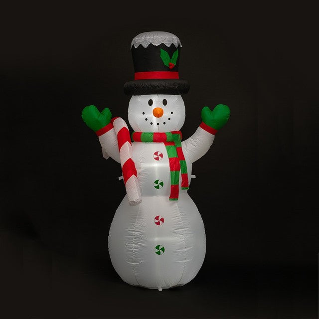 View Inflatable 18m Snowman 6 LEDS information