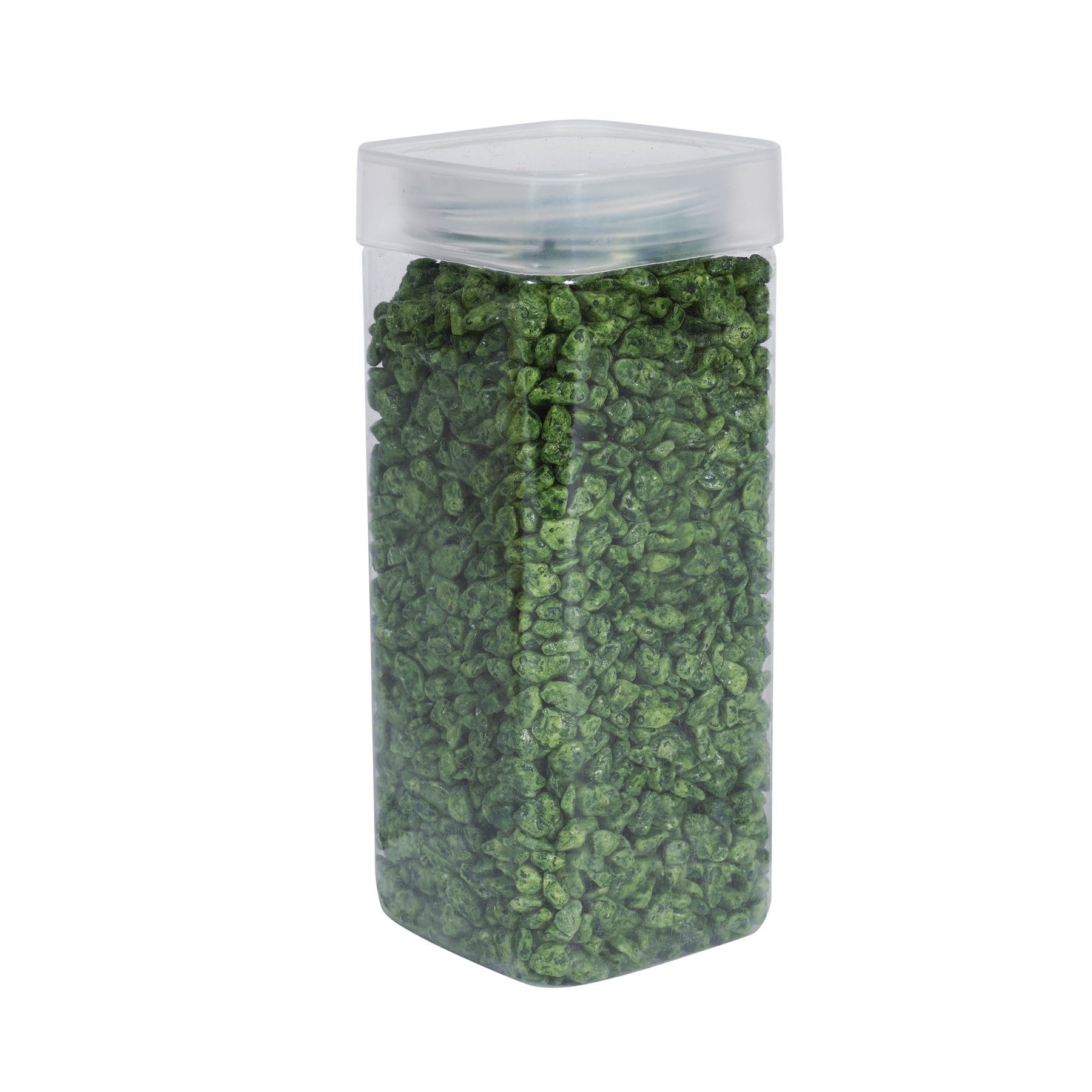 View 46mm Moss Green Pebbles in Square Jar 900gr information