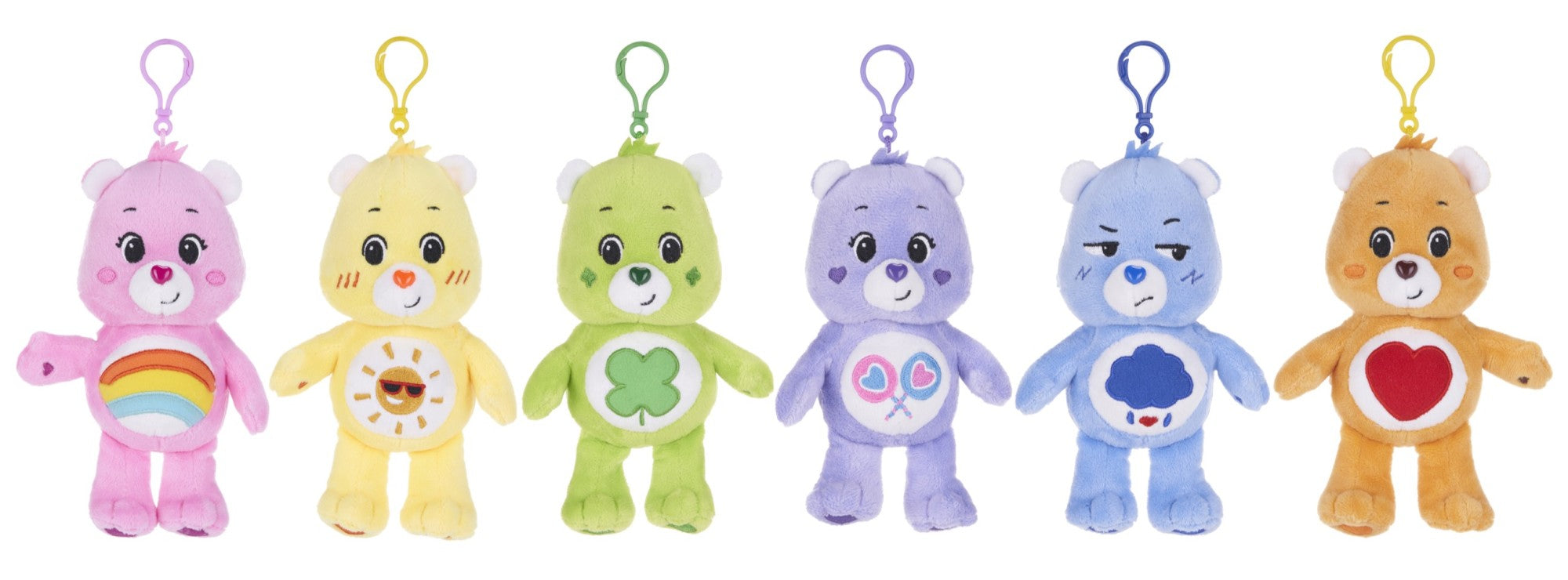 View Assorted Care Bear Bag Clip 13cm information