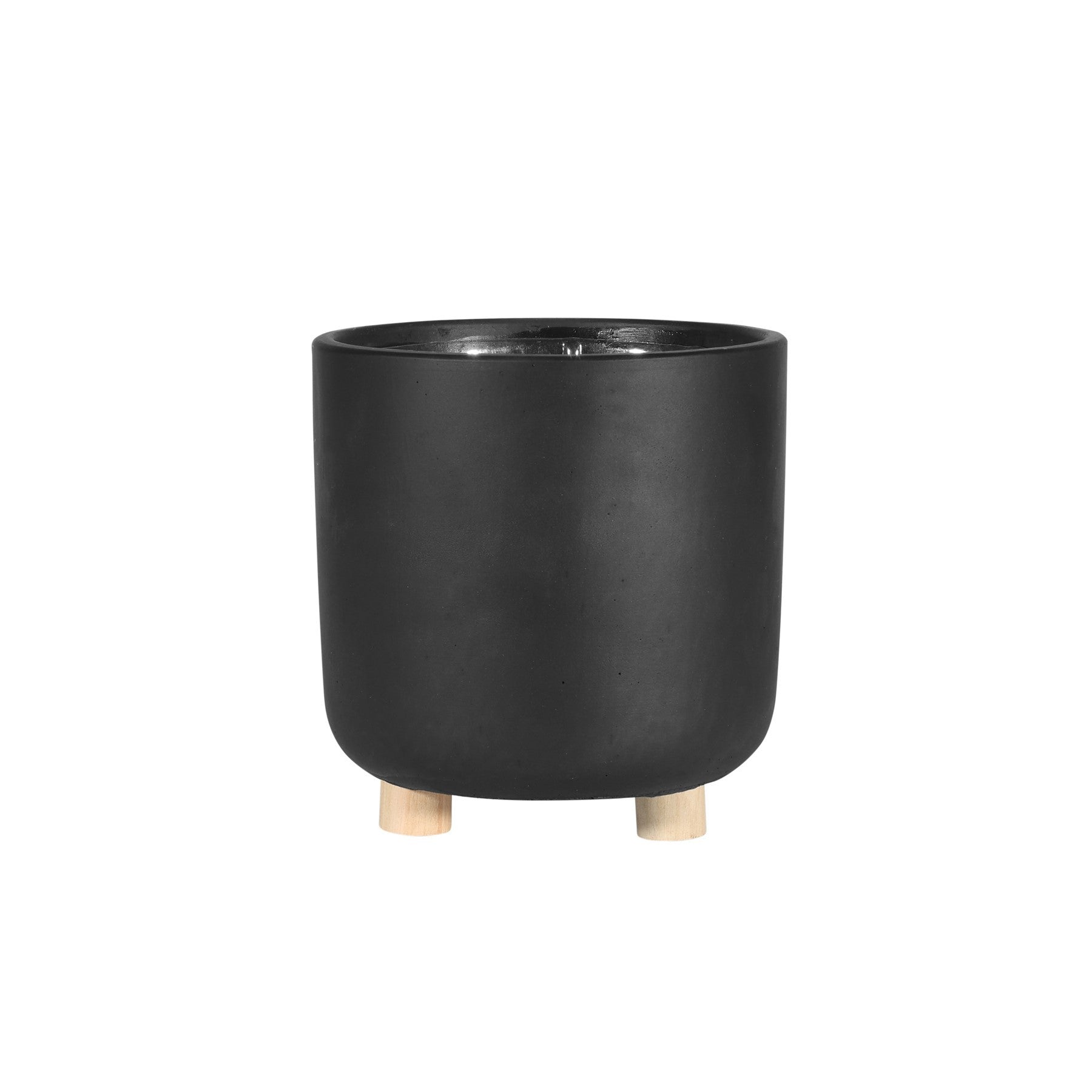 View Moda Black Footed Planter 13cm x 12cm information