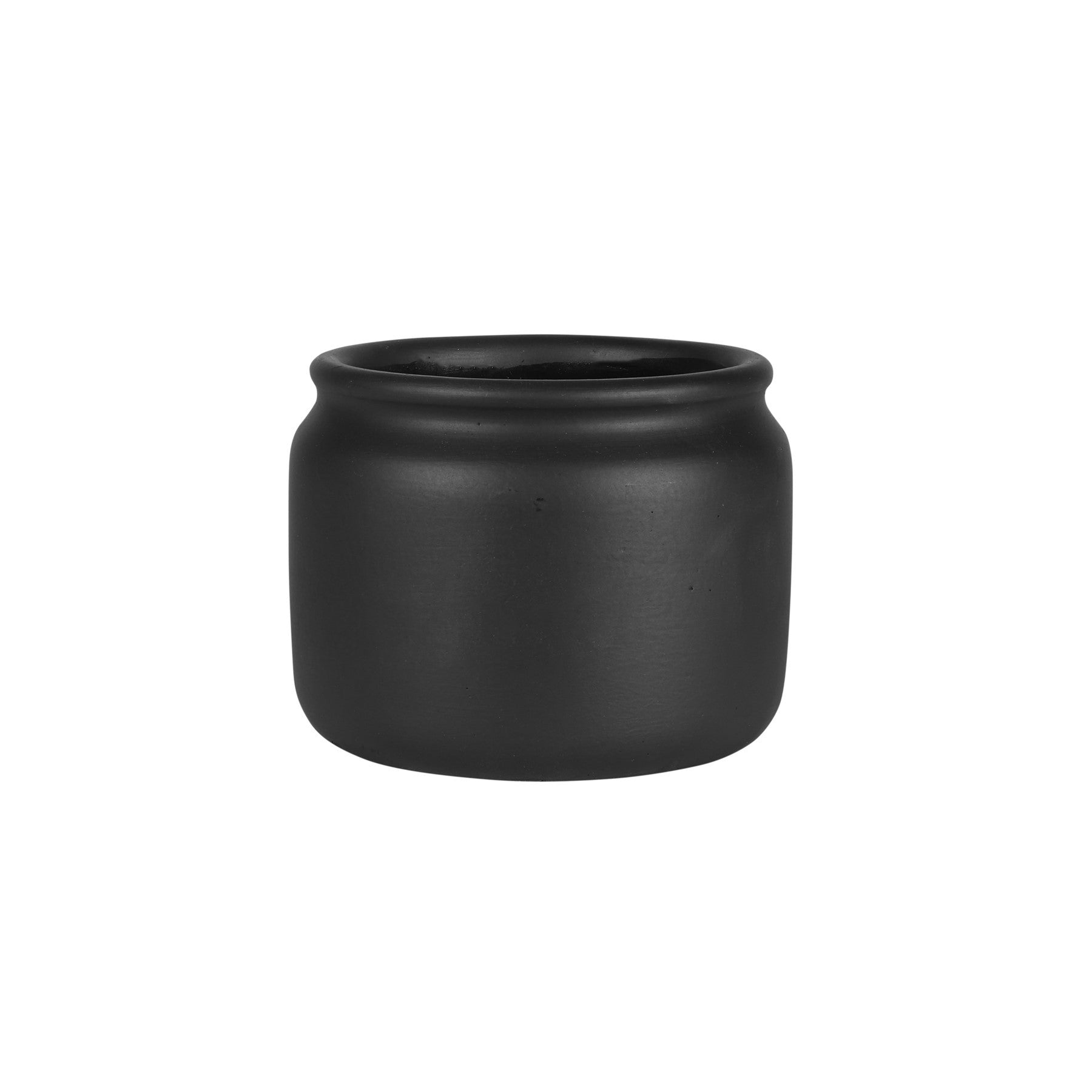 View Moda Black Honey Pot Planter 11cm x 14cm information