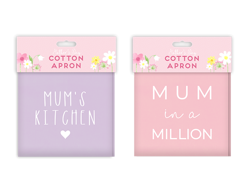 View Mothers Day Cotton Apron Assorted information