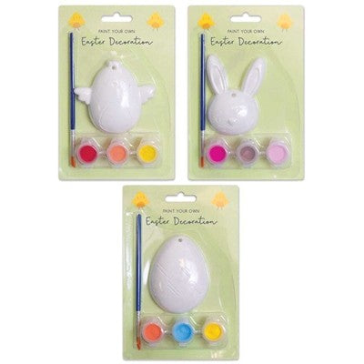 View Assorted Easter Paint Your Own Hanging Decoration information