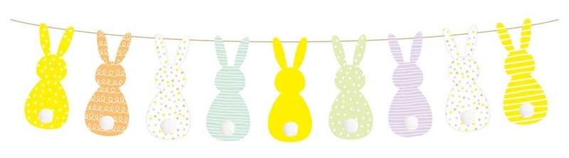 View Easter Bunny Bunting 2 Metres information