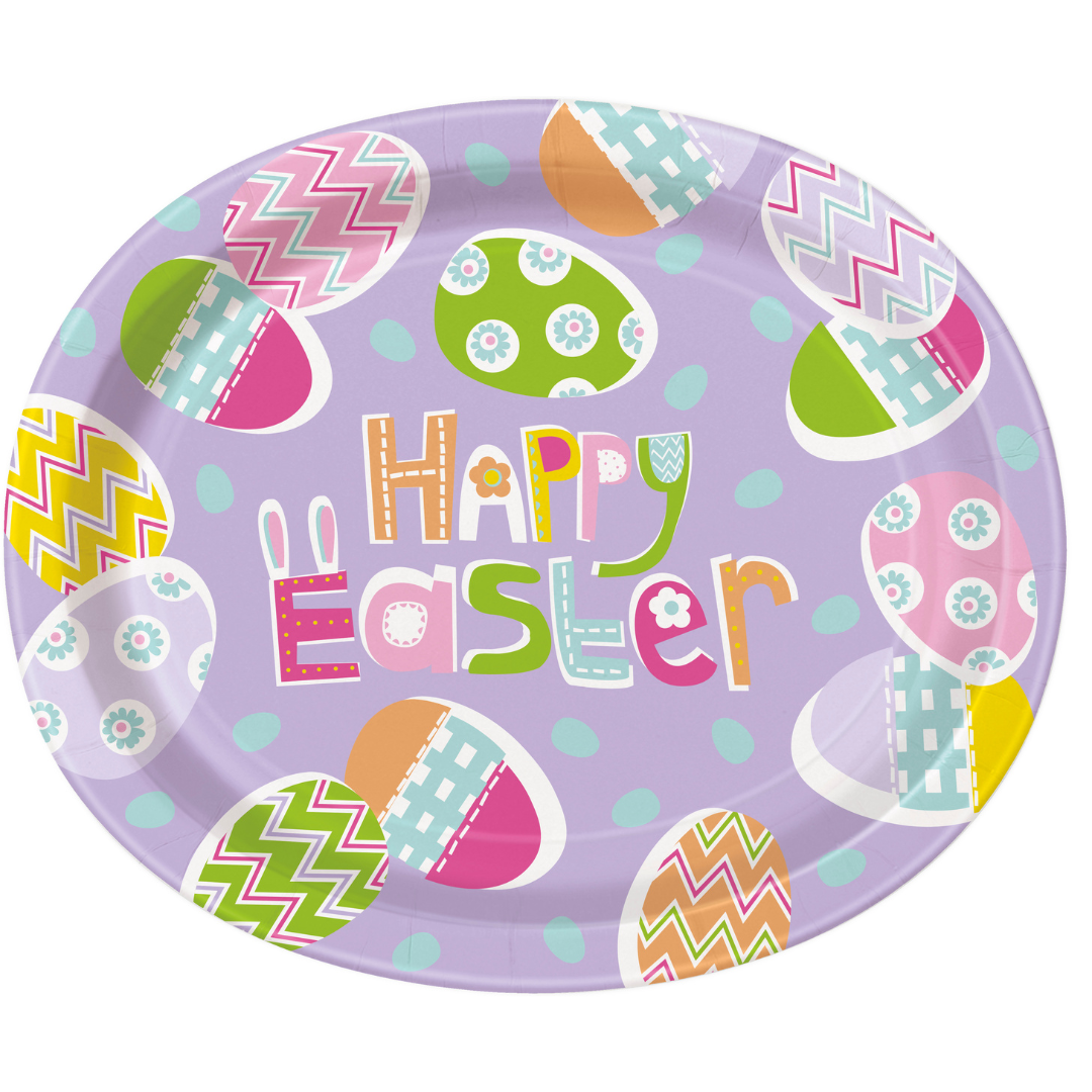 View Lilac Easter Oval Plate information