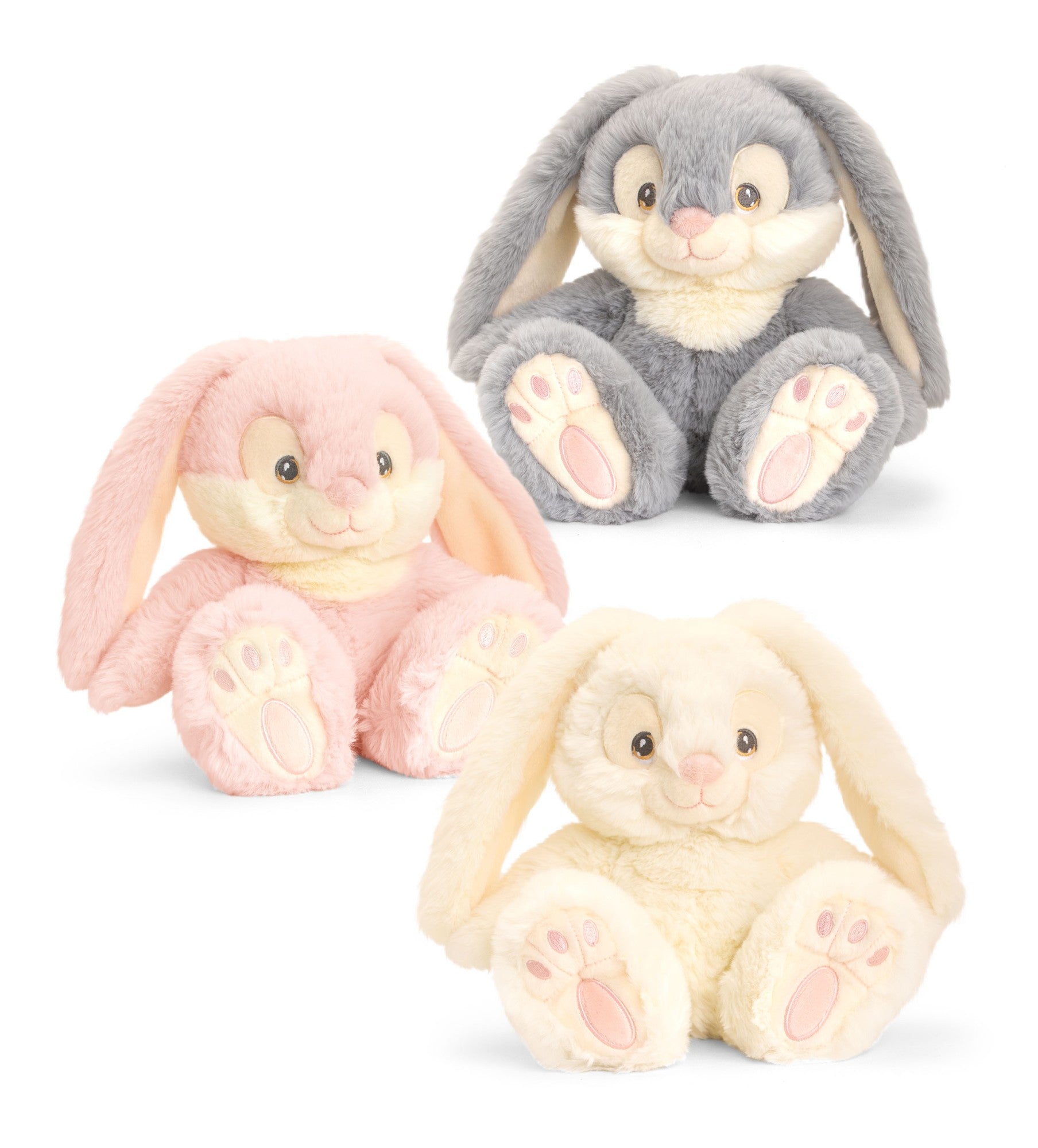 View Keeleco 30cm Patchfoot Assorted Rabbits information