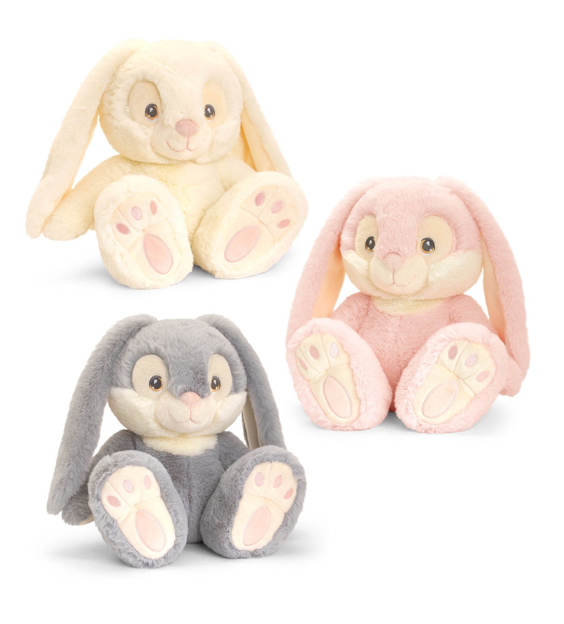 View Keeleco 22cm Patchfoot Assorted Rabbits information