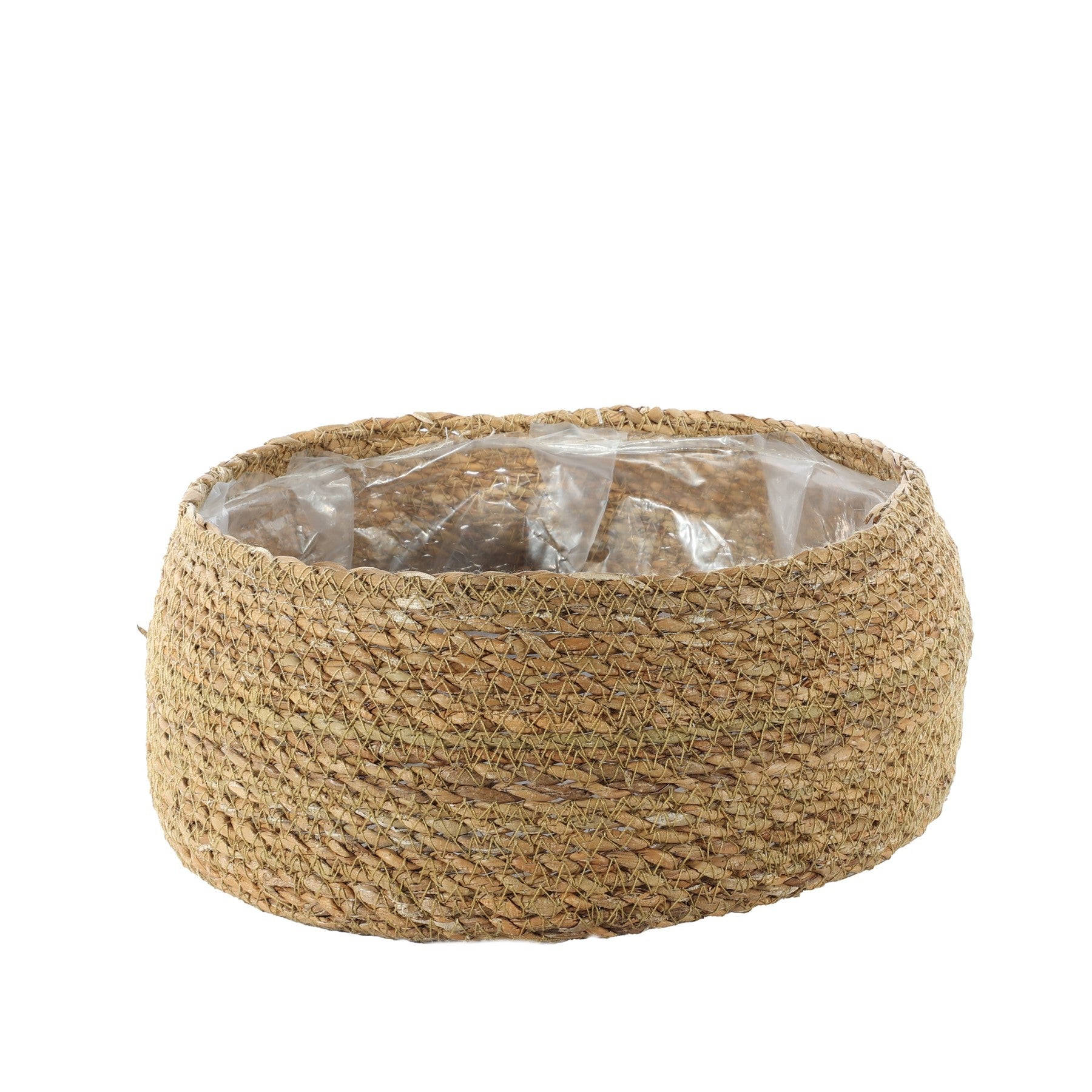 View Natural Seagrass Shallow Basket H10cm x 22cm information