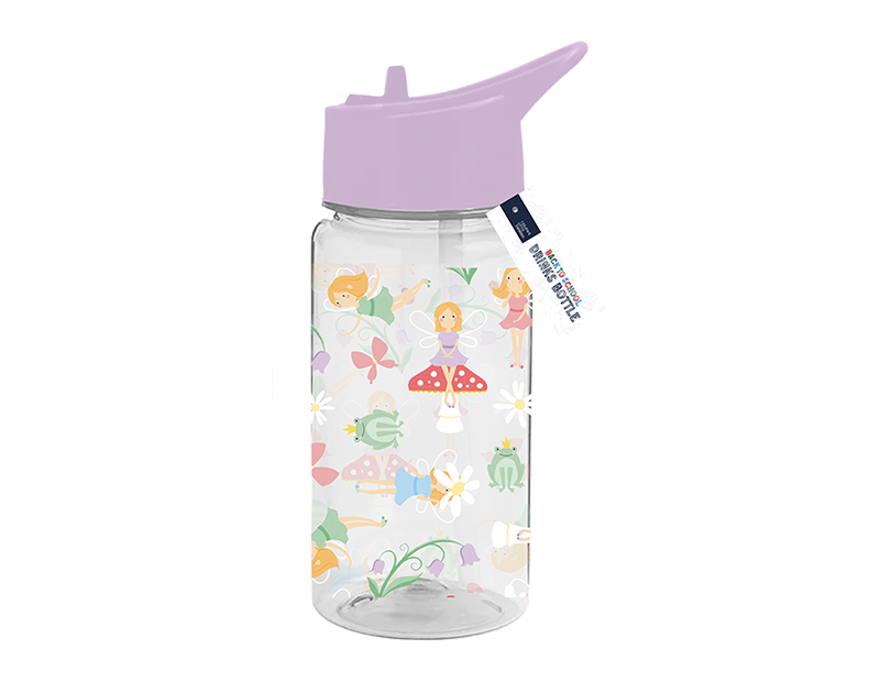 View Girls Printed Bottle With Straw 400ml information