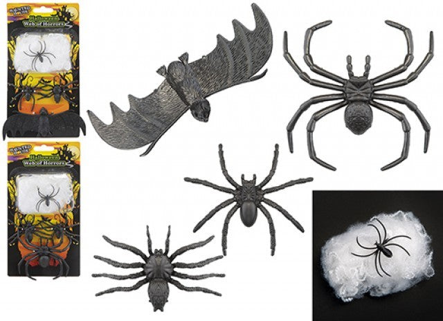 View Spider and Bat Webs Assorted information