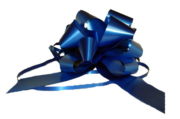 View Royal Blue Pull Bow 50mm information