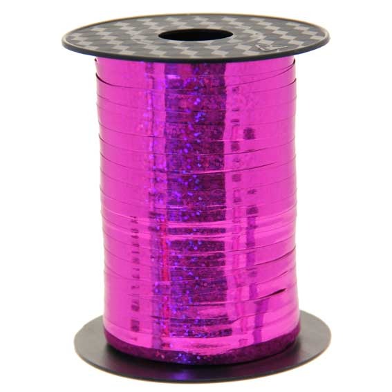 View Cerise Holographic Curling Ribbon information