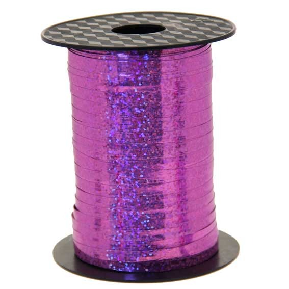 View Baby Pink Holographic Curling Ribbon information