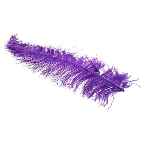 View Purple Ostrich Feathers x5 information