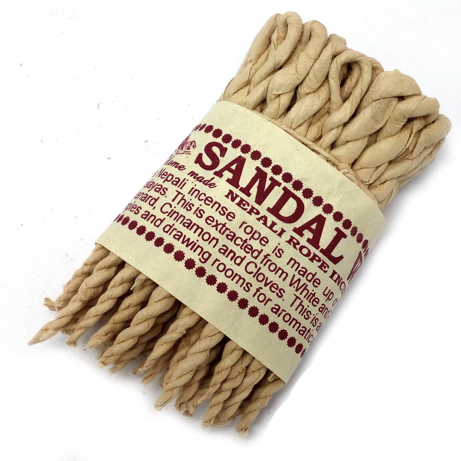 View Pure Herbs Sandalwood Spice Rope Incense information