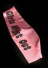 View Girls Night Out Miss Behave Sash information