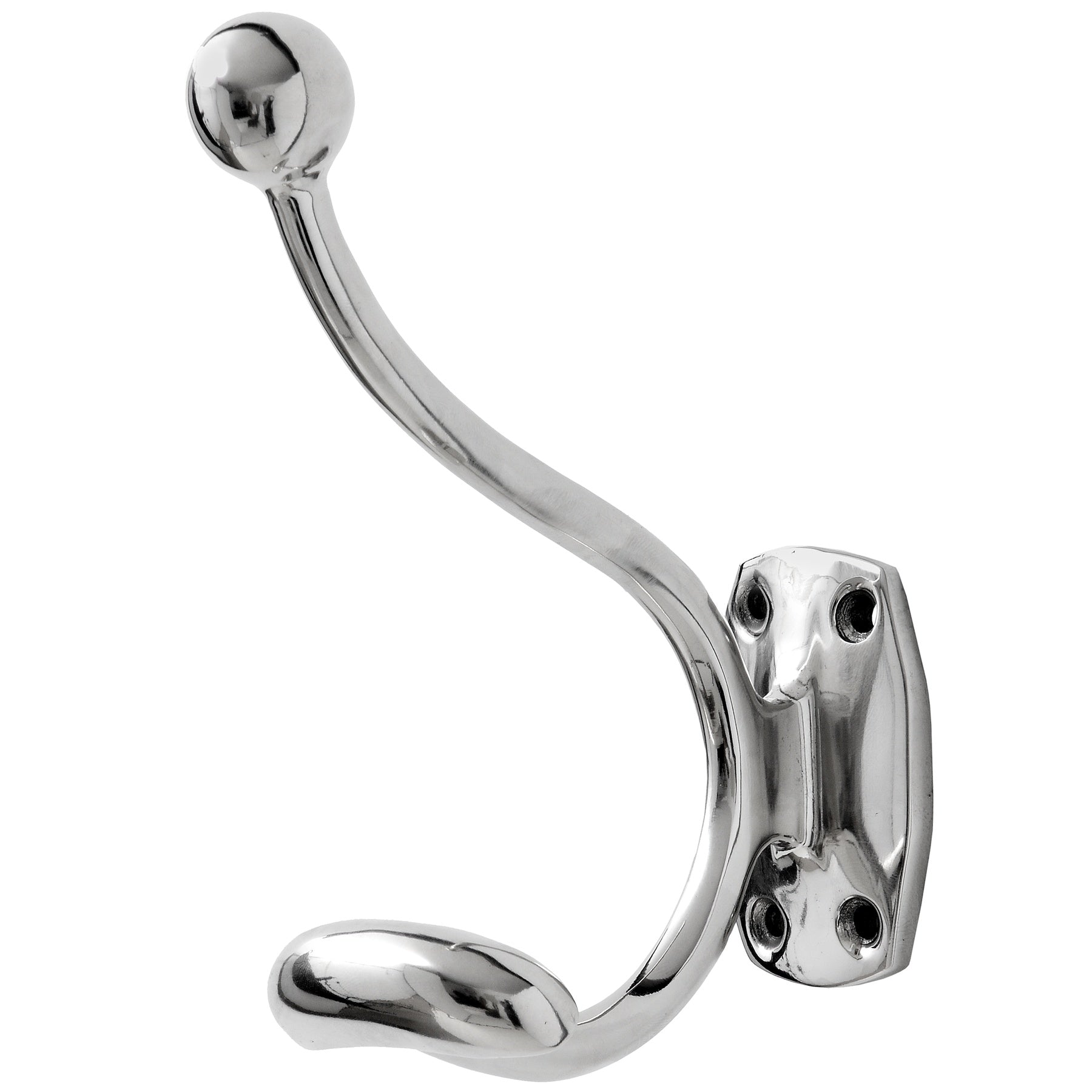 View Single Hook Chrome Coat Hanger information