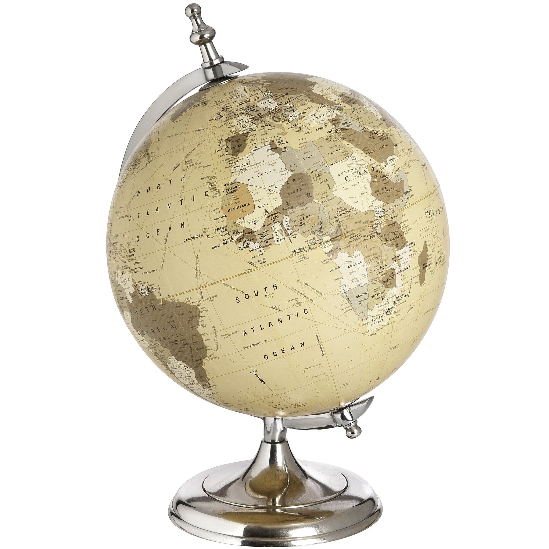 View Chrome Desktop Globe information