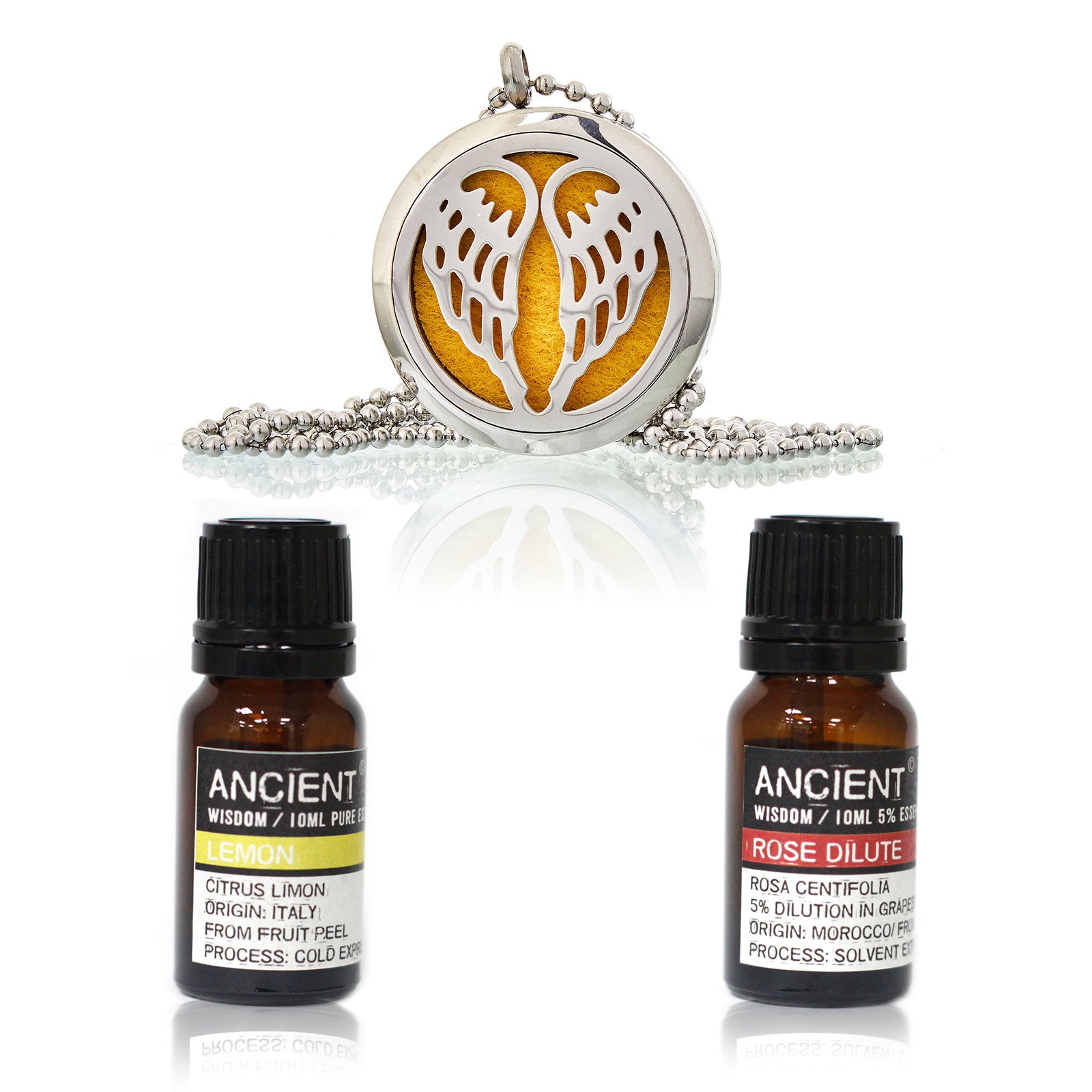 View Diffuser Necklace and Essential Oils Set information