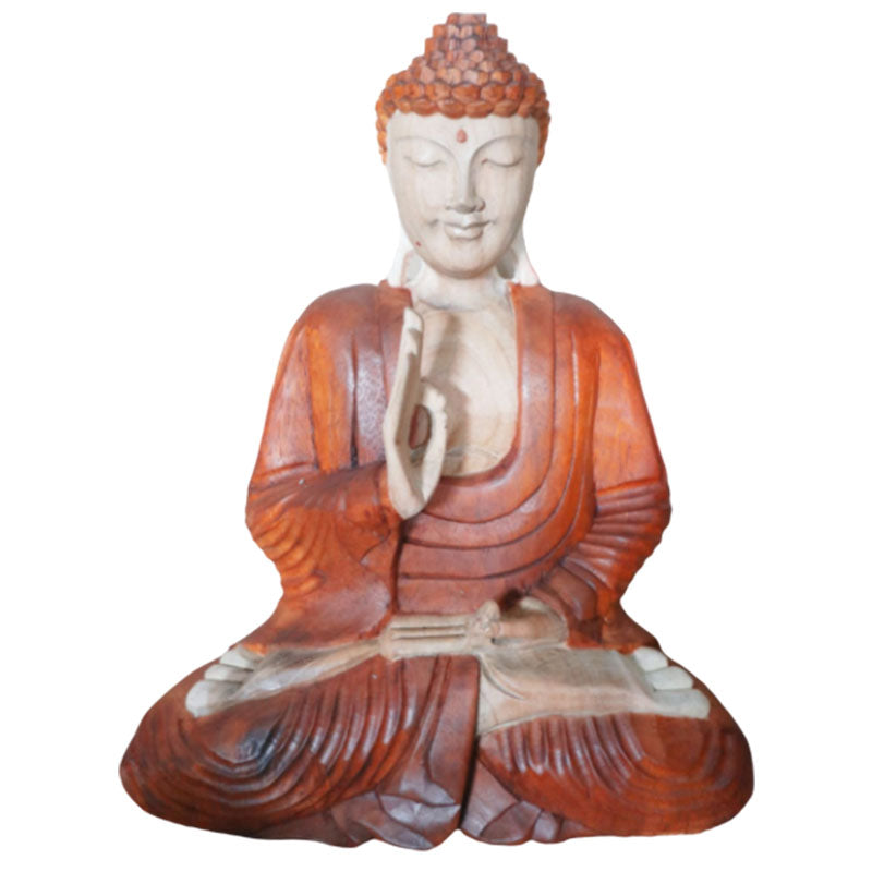 View Hand Carved Buddha Statue 40cm Teaching Transmission information