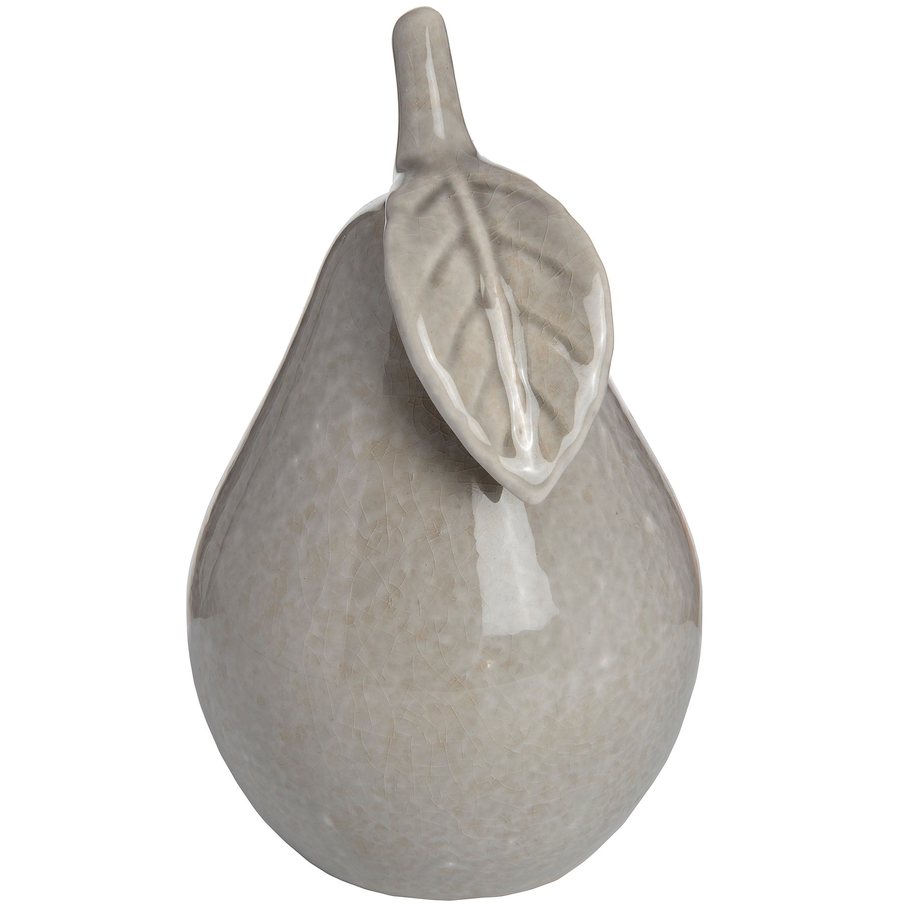View Antique Grey Small Ceramic Pear information