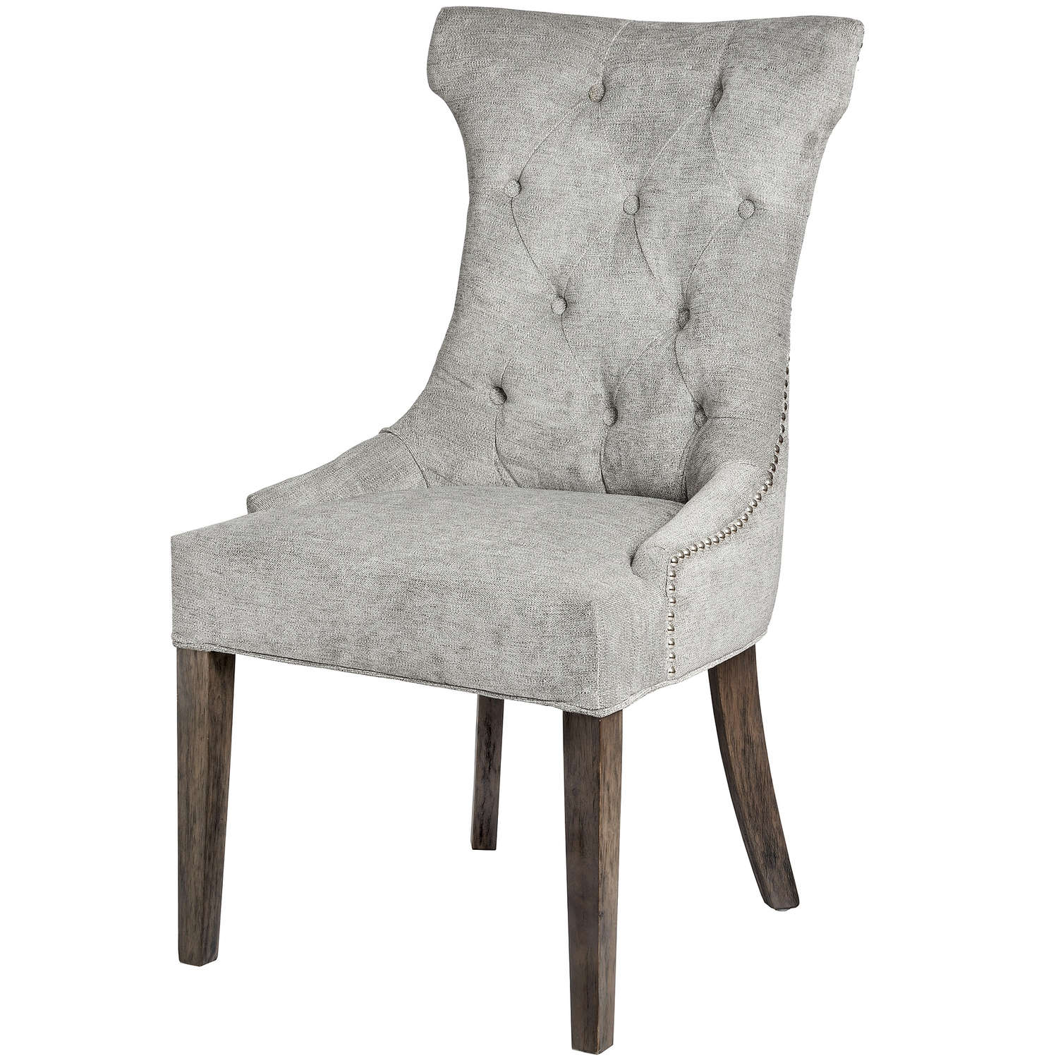View Silver High Wing Ring Backed Dining Chair information