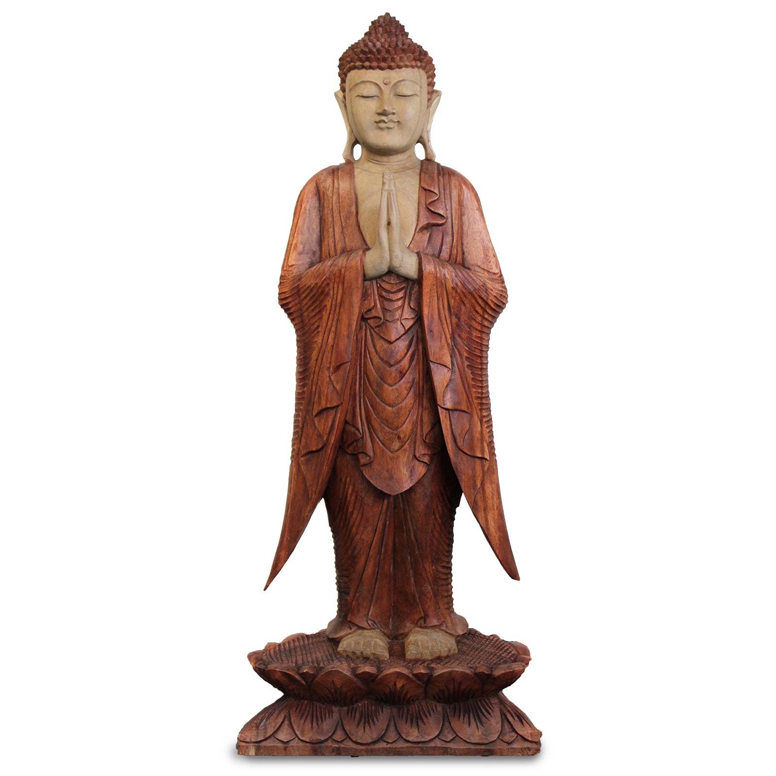 View Buddha Statue Standing 1m Welcome information