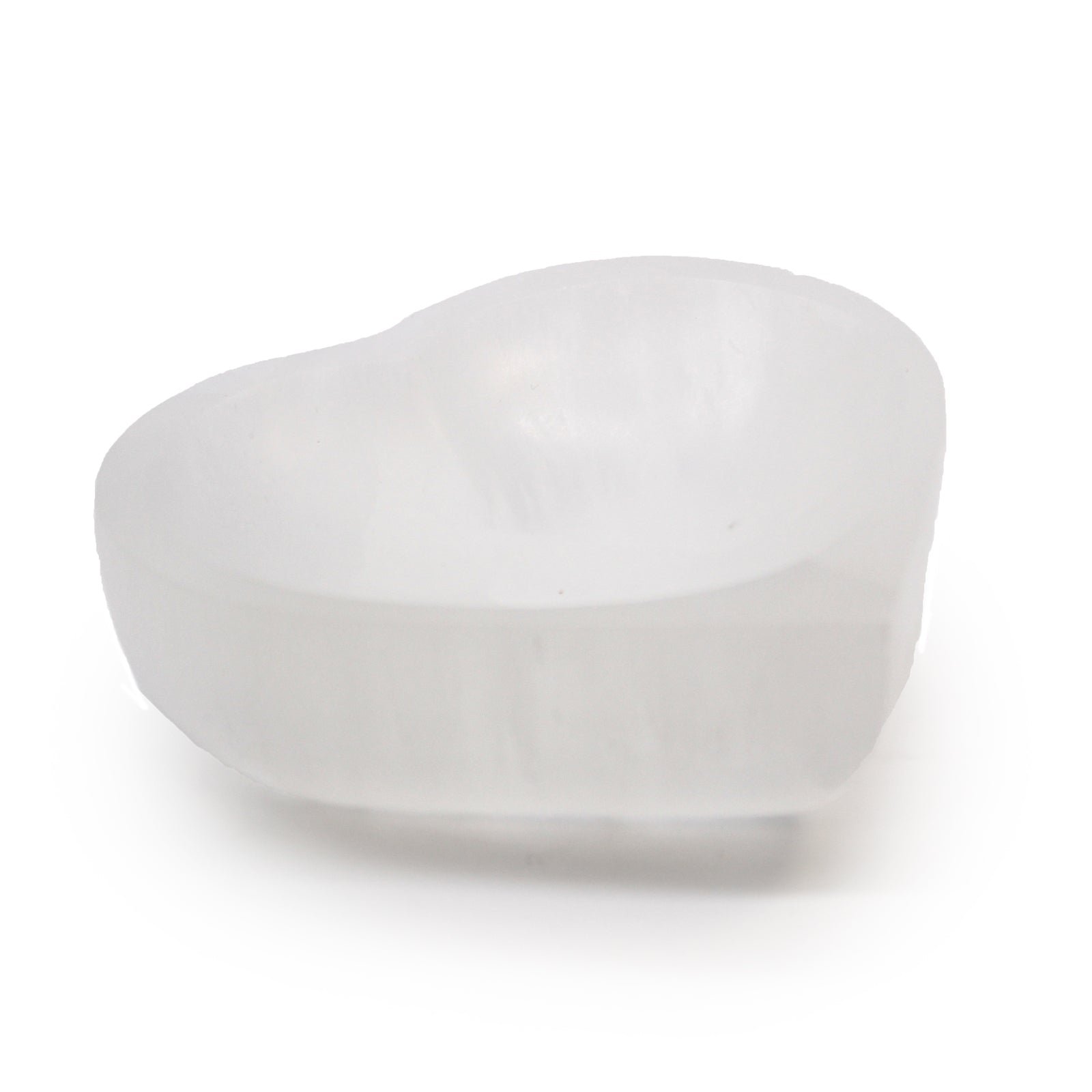 View Selenite Heart Bowl 10cm information