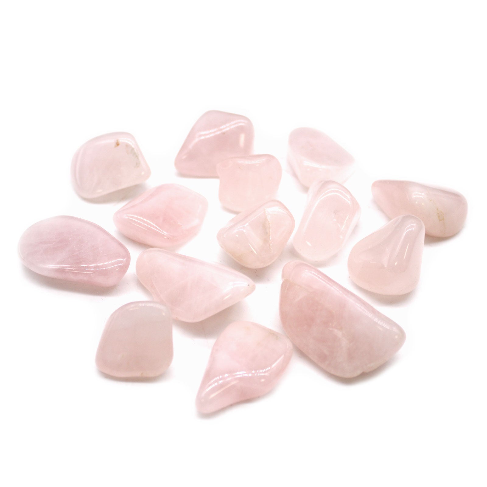 View L Tumble Stones Rose Quartz information