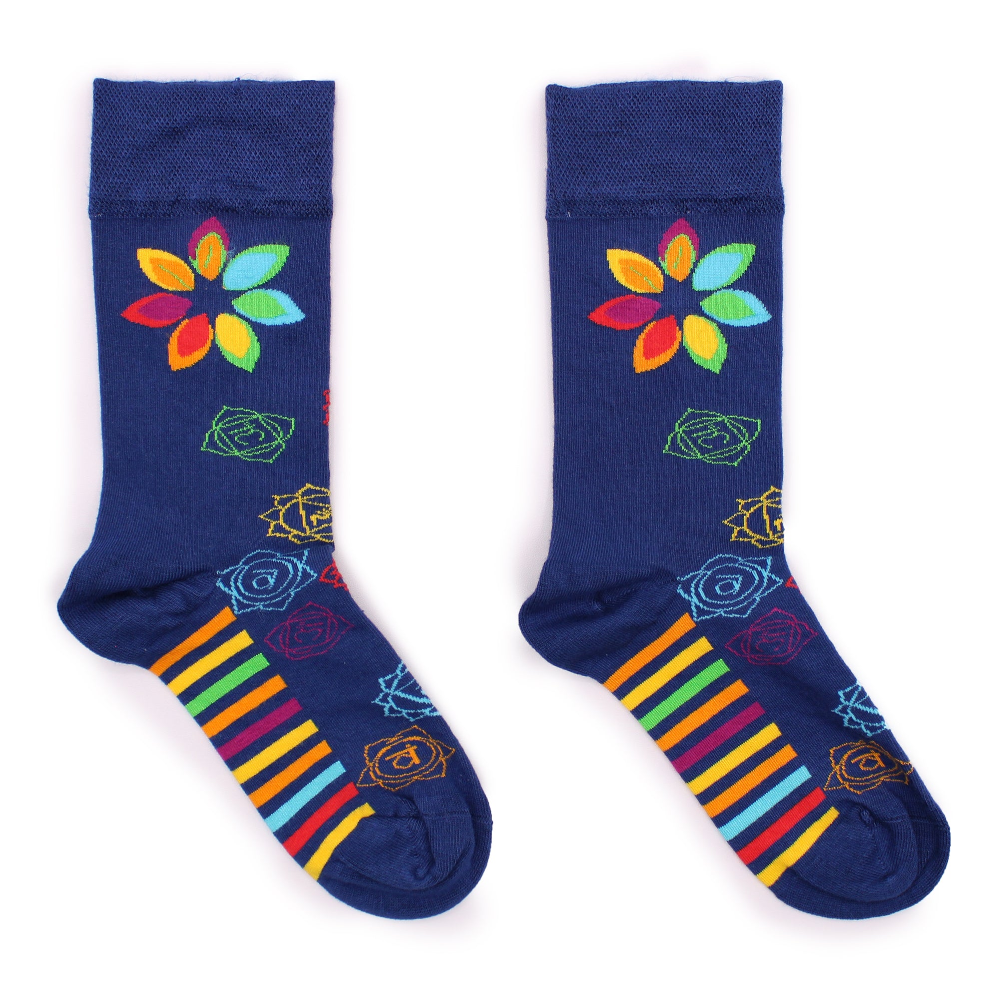 View Hop Hare Bamboo Socks SM Rainbow Chakra information