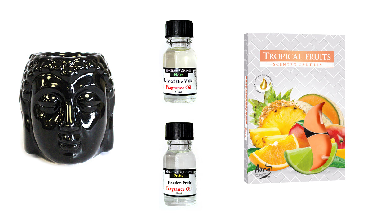 View Buddha Oil Burner and Fragrance oils Kit information