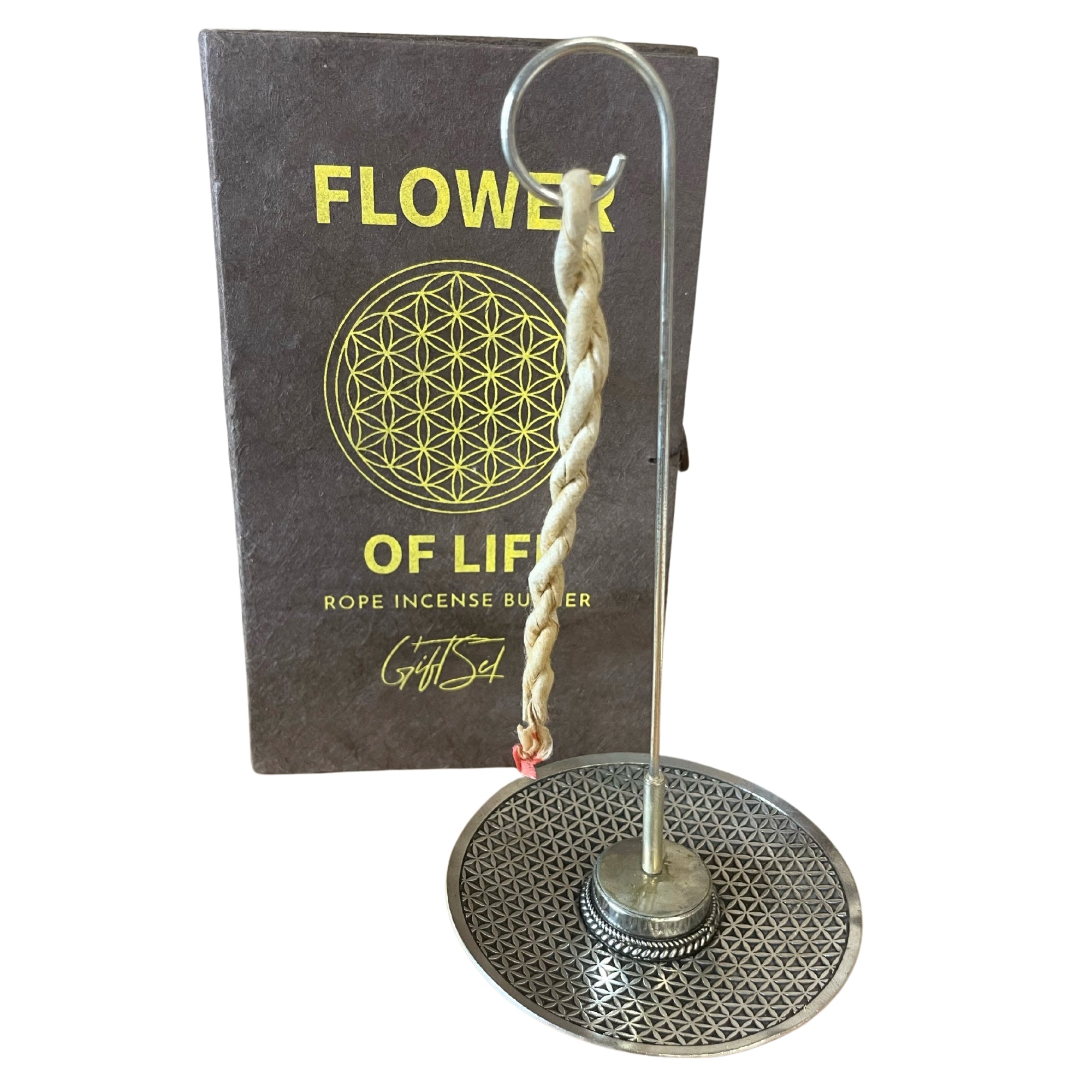 View Rope Incense and Silver Plated Holder Set F10er of Life information