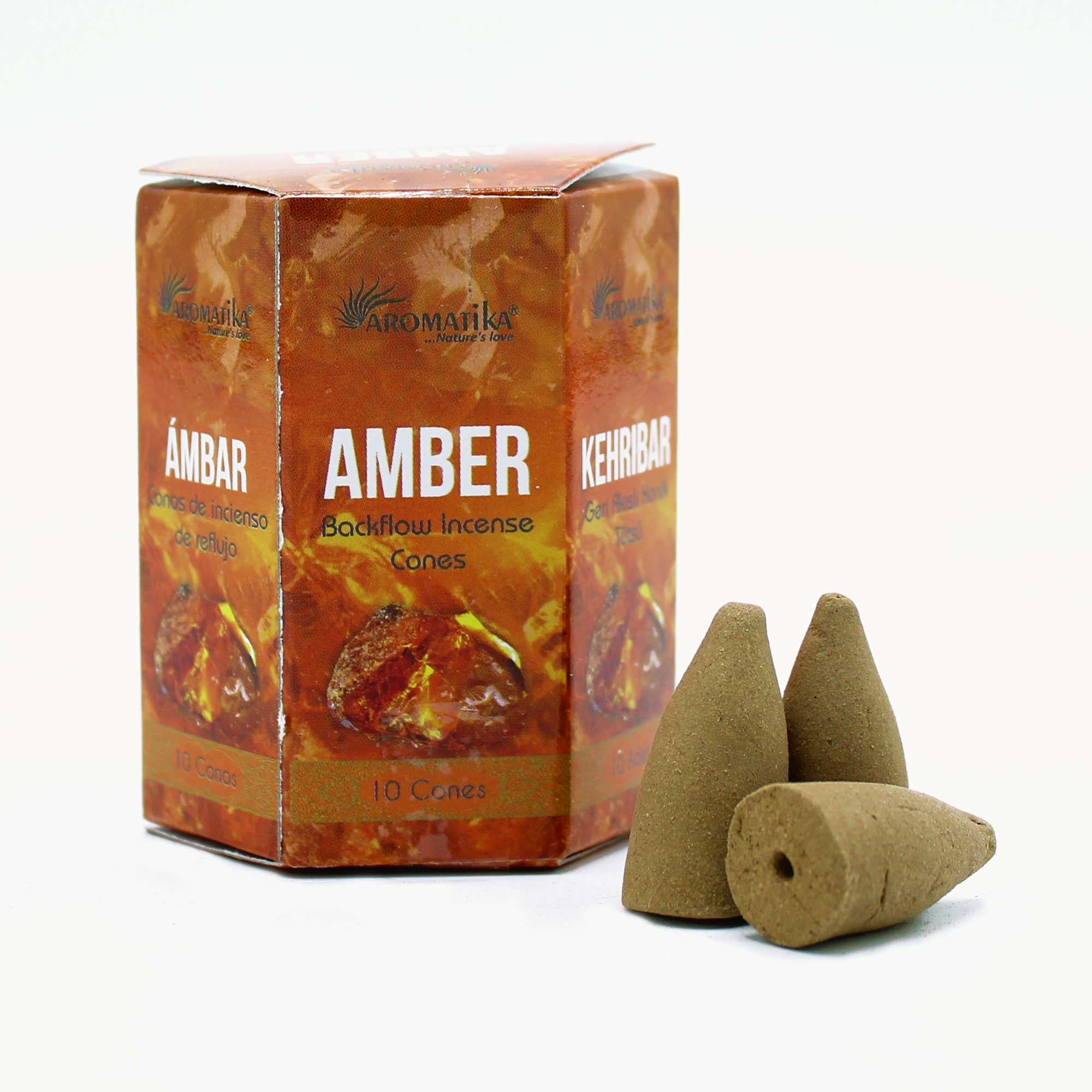 View Pack of 10 Masala Backf10 Incense Amber information