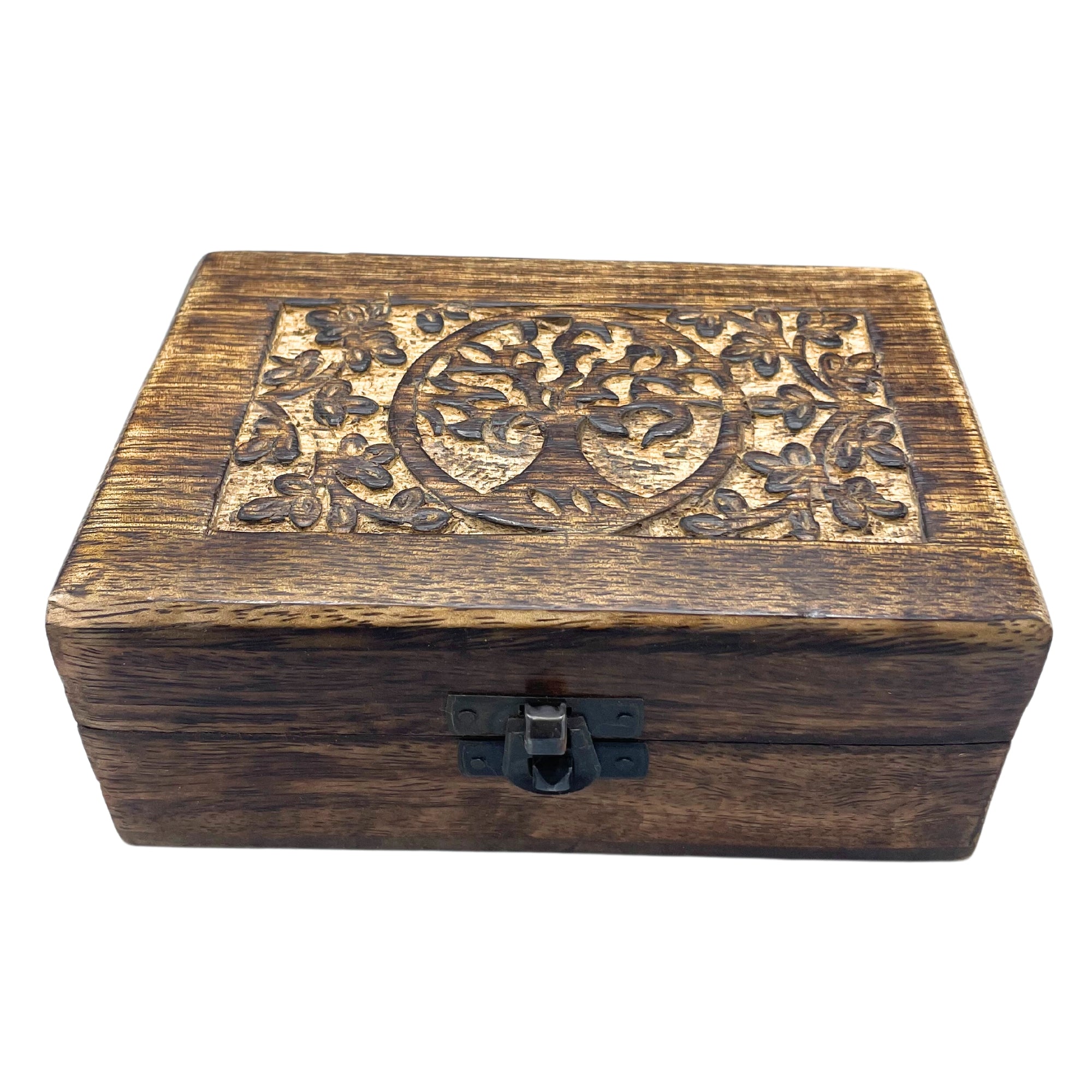 View Medium Wooden Keepsake Box 15x10x6cm Tree of Life information