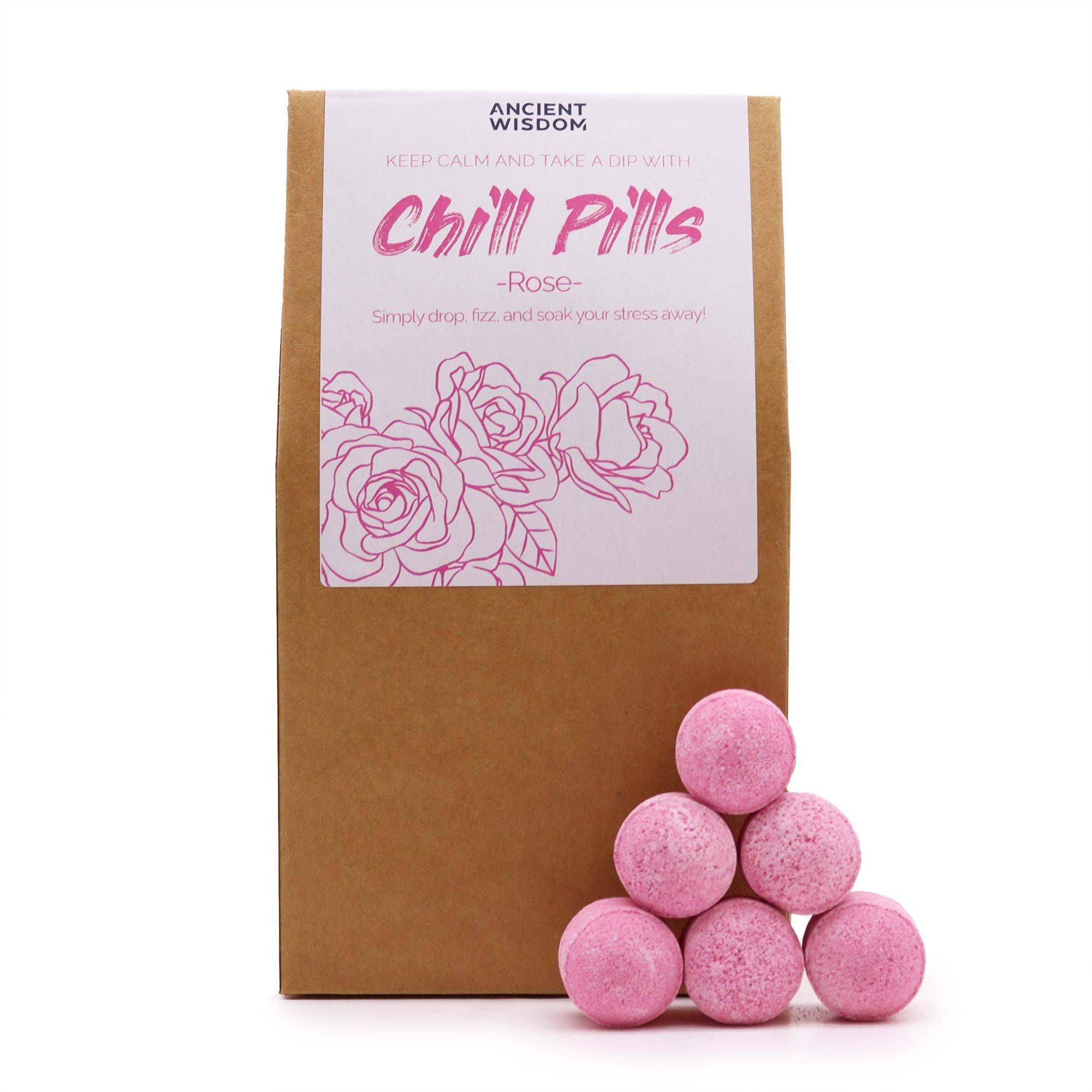 View Chill Pills Gift Pack 350g Rose information