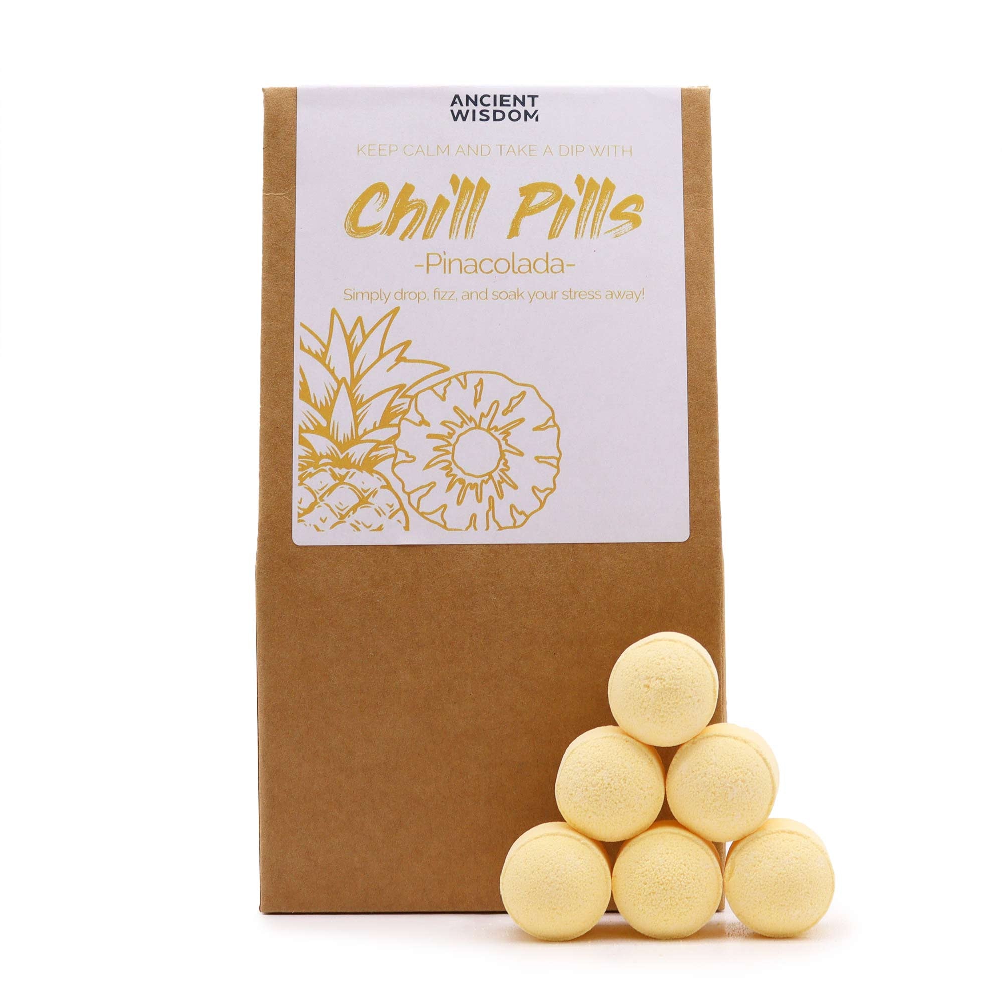 View Chill Pills Gift Pack 350g Pinacolada information