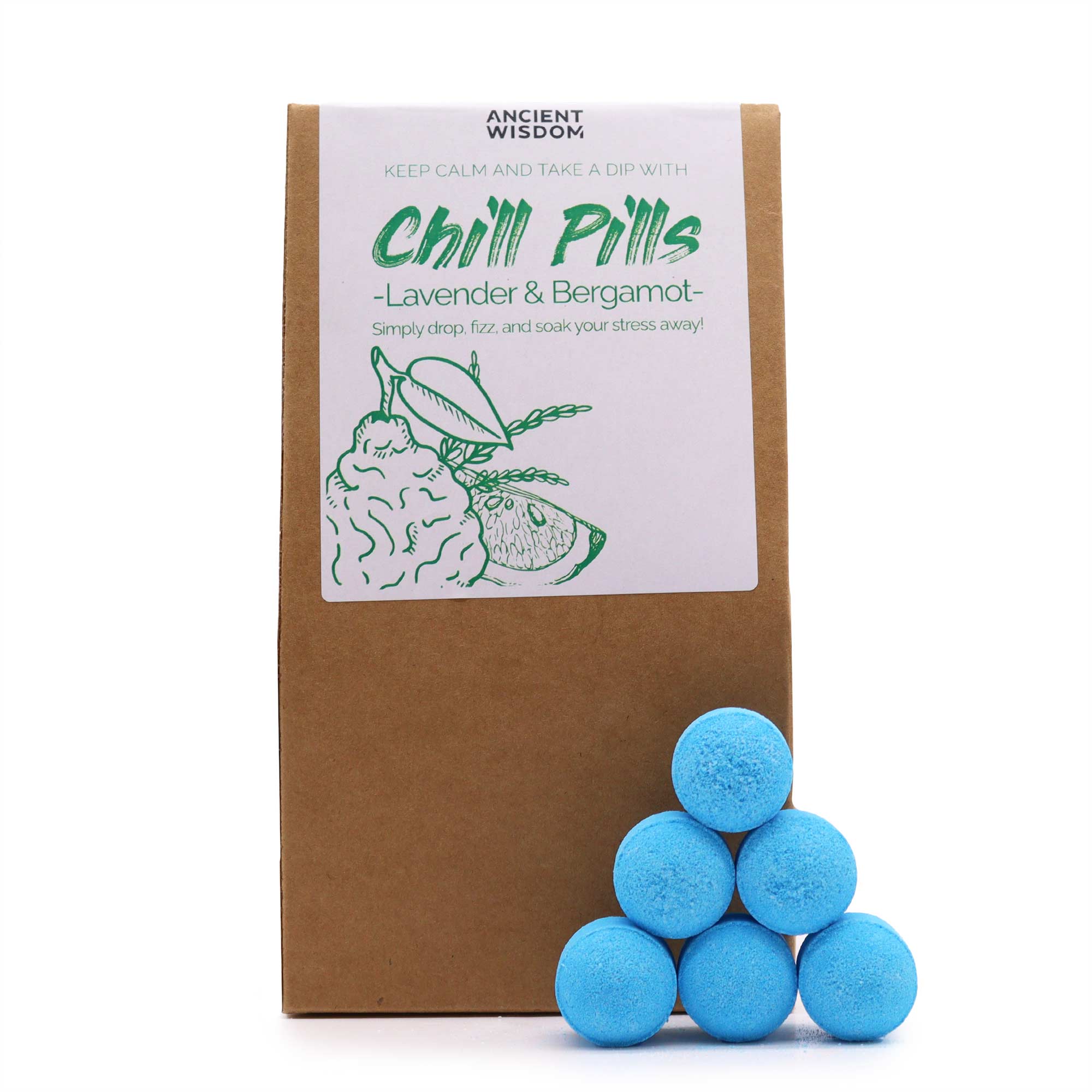 View Chill Pills Gift Pack 350g Lavender Bergamot information