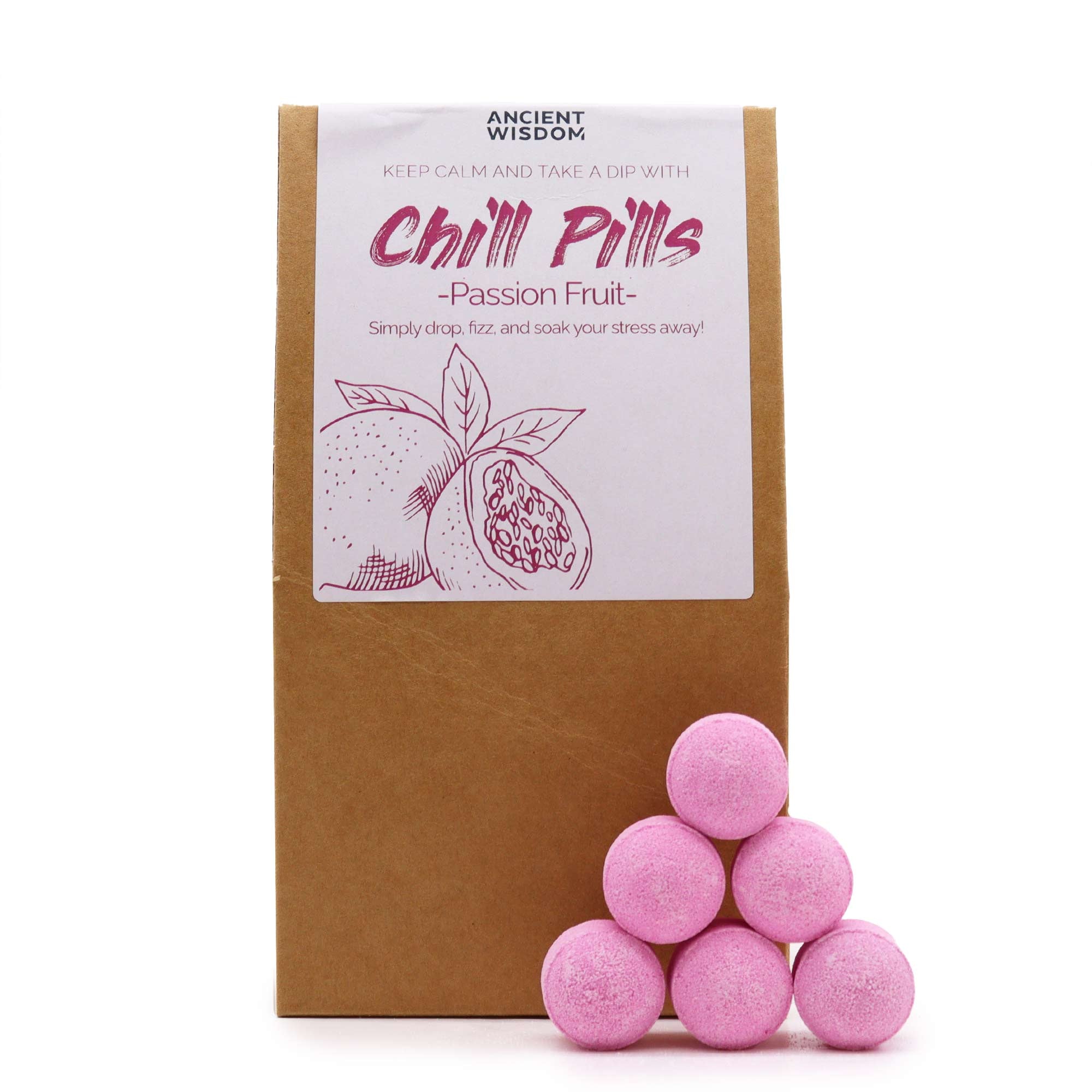 View Chill Pills Gift Pack 350g Passion Fruit information