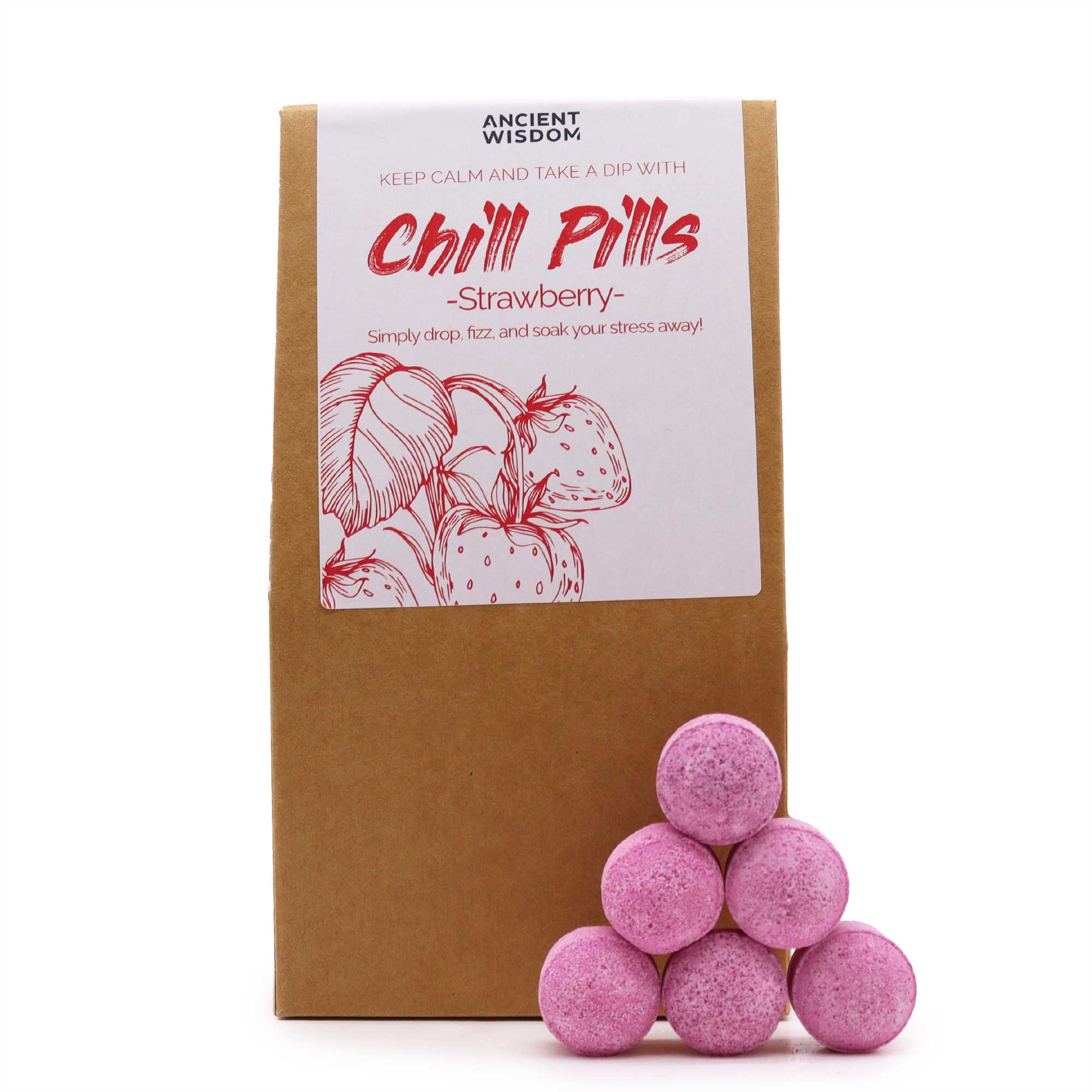 View Chill Pills Gift Pack 350g Strawberry information