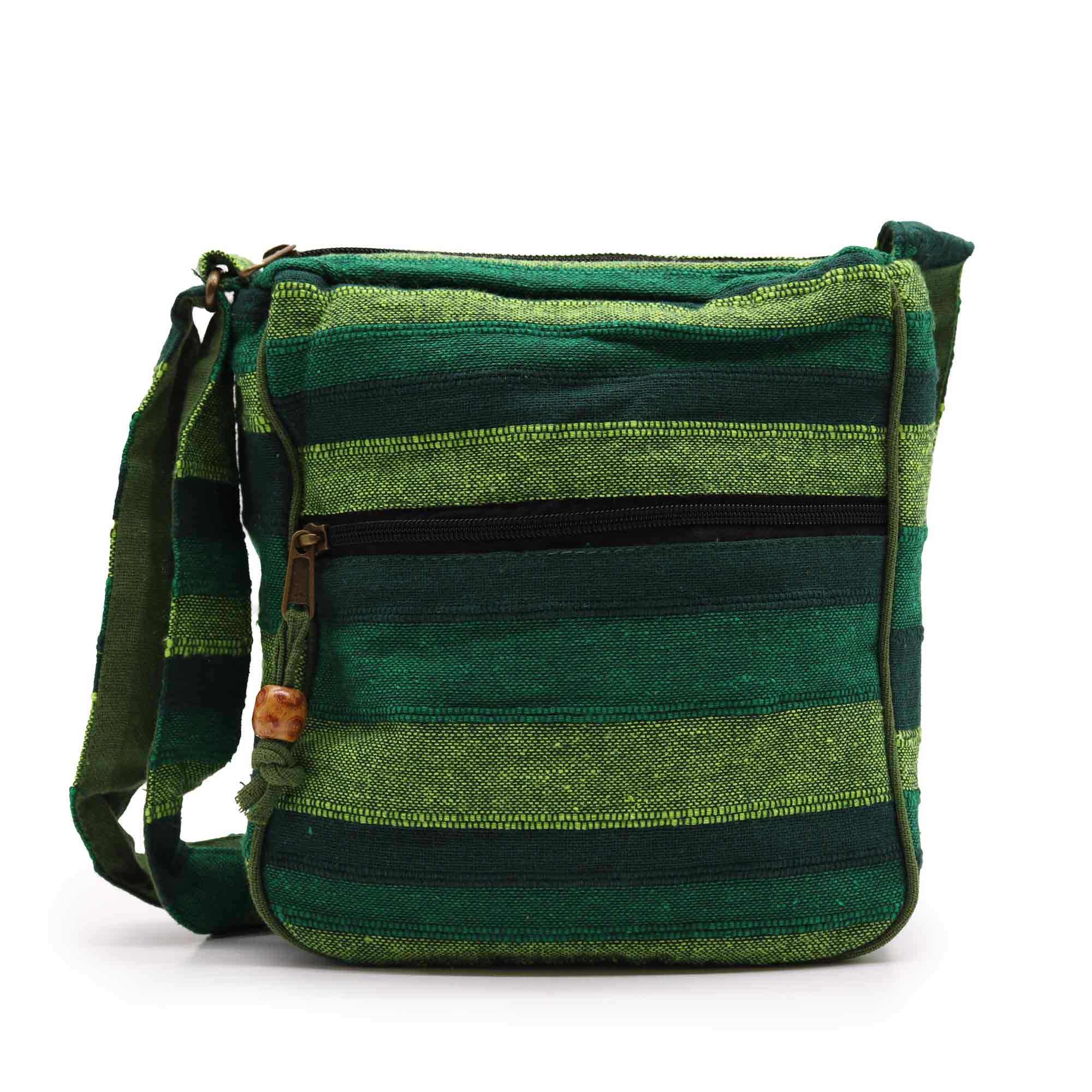 View Lrg Nepal Sling Bag Adjustable Strap Forest Green information