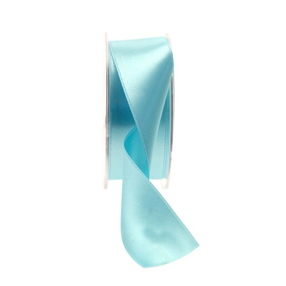 View 35mm Light Blue Satin Ribbon information