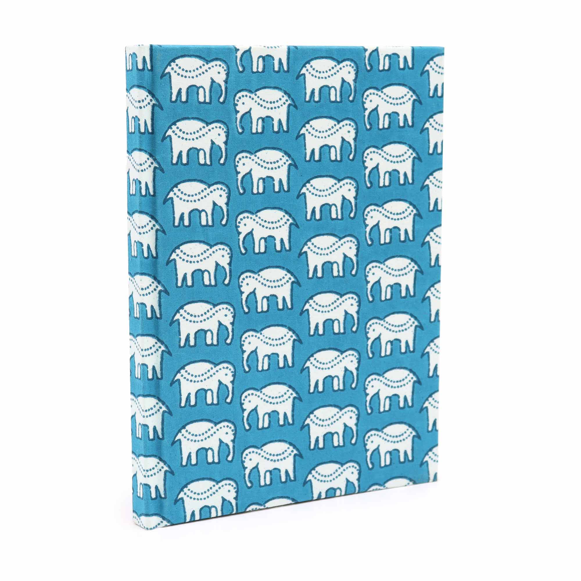 View Cotton Bound Notebooks 20x15cm 96 pages Teal Elephants information