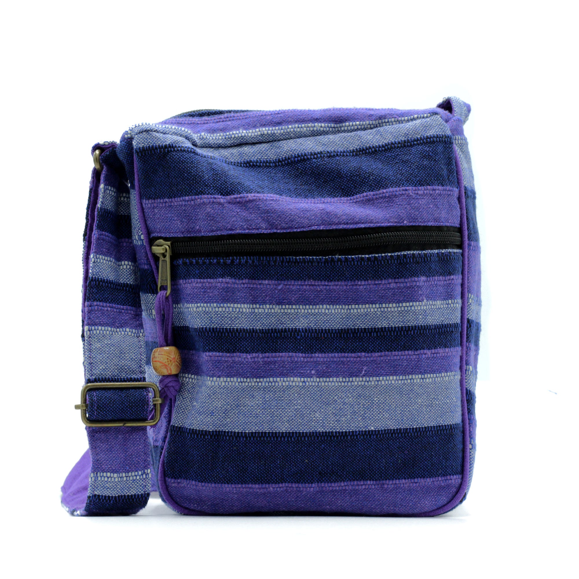 View Lrg Nepal Sling Bag Adjustable Strap Deep Sea Blues information