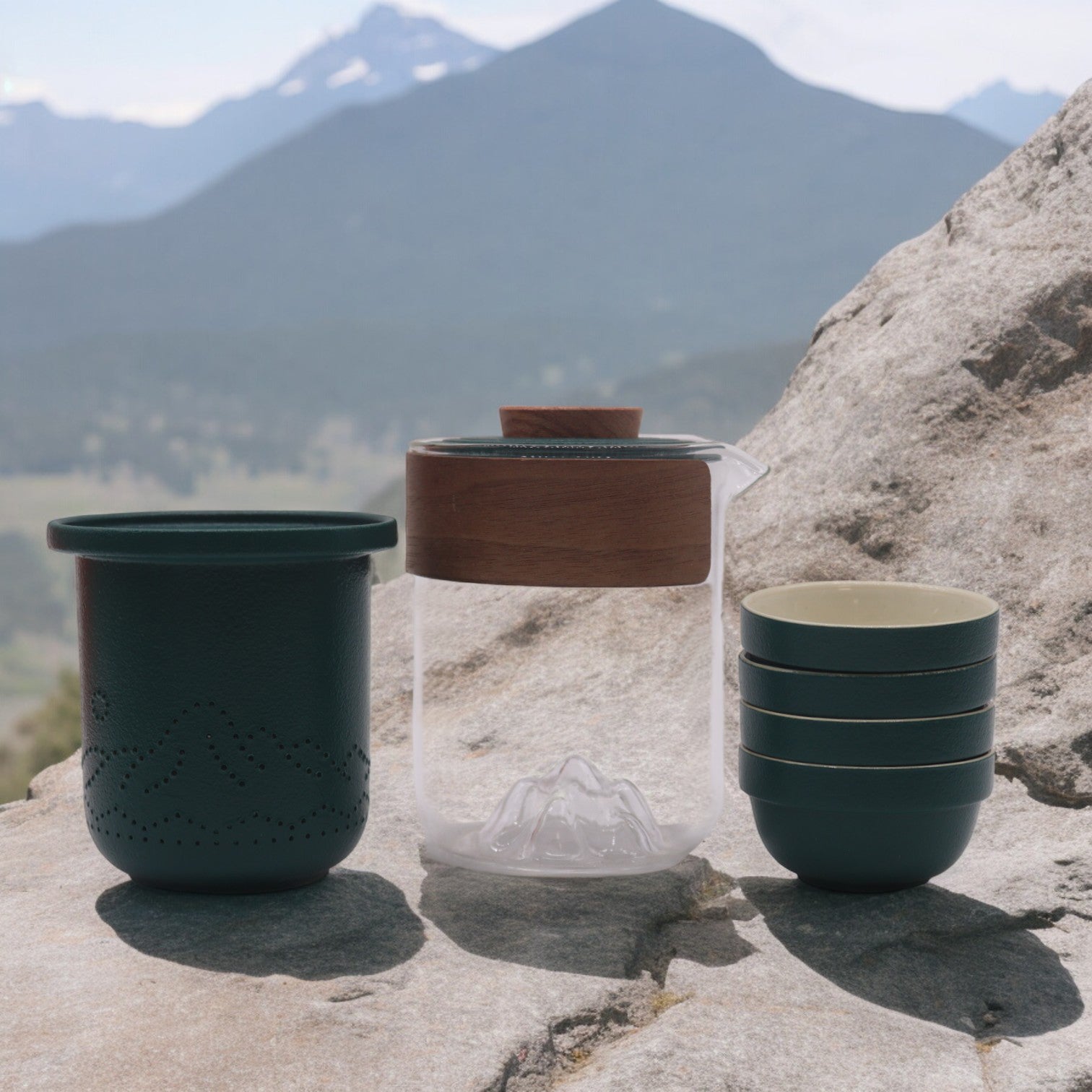 View Travel Mountain Teapot Set Four Friends Travel Pack information